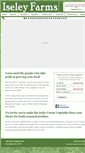 Mobile Screenshot of iseleyfarms.com